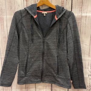 T by Talbots navy hooded sweatshirt-medium petite